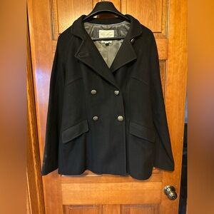 Banana Republic Black Pea Coat